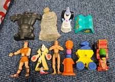 Vintage Mcdonalds Disney Toys Figures - Hercules, Tarzan, Aladdin, Flounder