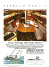 1989 Pearson 31 Yacht Sailing Boat Sailboat Pearson Yachts vintage Print AD