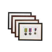 Military Medal display Frame for Three Medals. Traditional Range.