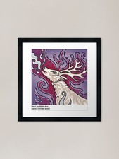 Hunt the White Stag Framed Art