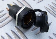 12 VOLT PANEL SOCKET & COVER HELLA GERU DIN FITMENT MOTORHOME CARAVAN BOAT BIKE