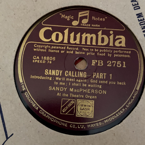 Sandy macpherson organ - sandy,