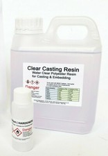 Casting Resin Water Clear Kit - moulding, casting ,crafts -BASIC 