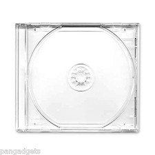 1 x CD Double Jewel Cases With Clear Tray