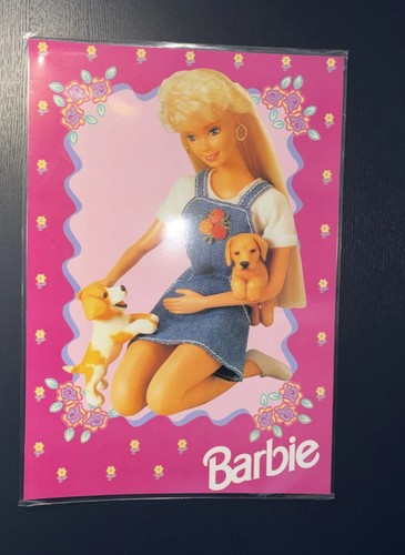 Vintage barbie poster 1996 - poster,