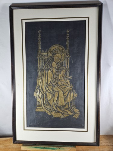 Vintage brass rubbing - vintage,