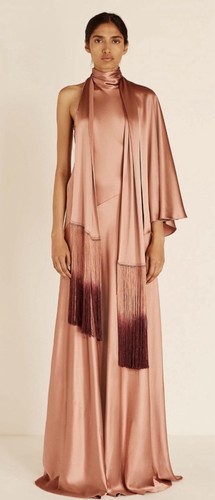 Amanda wakeley fringed crepe - wakeley,