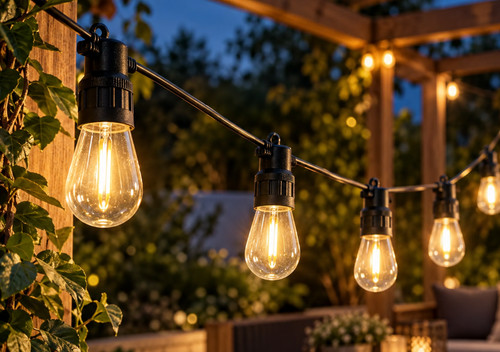 Led festoon string lights - led,