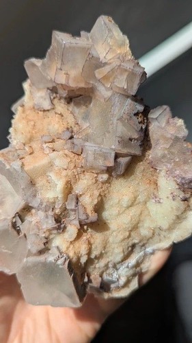 Purple banded fluorite