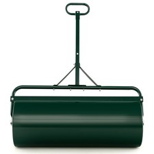 COSTWAY Metal Lawn Roller Push/Tow-Behind Lawn Roller-Green