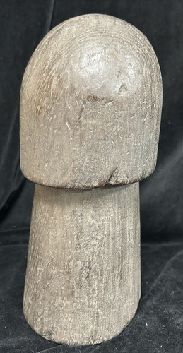 Antique milliners wooden hat - wooden,