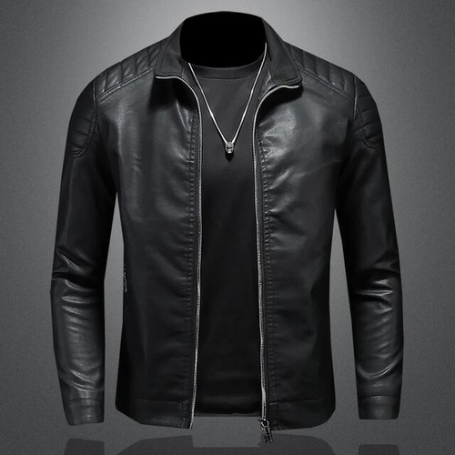 Mens real leather black cafe - mens,
