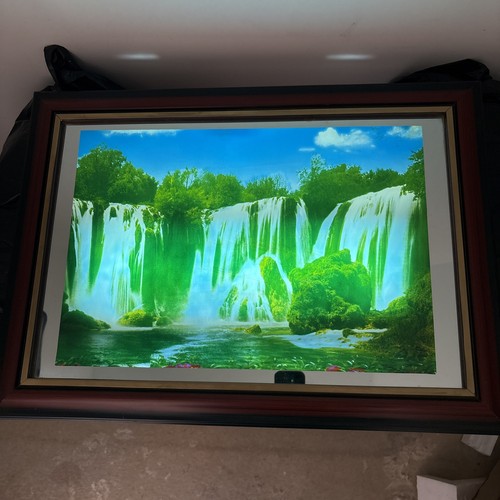 Vintage illuminated waterfall - ,