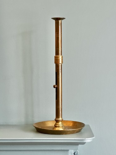 Vintage brass chamberstick - vintage,