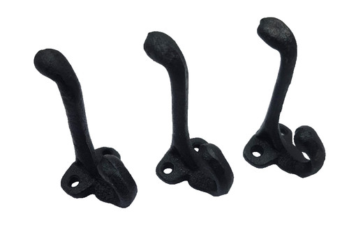 Coat hooks cast iron vintage - coat,