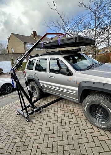 Roof tent lift extension arm - roof,