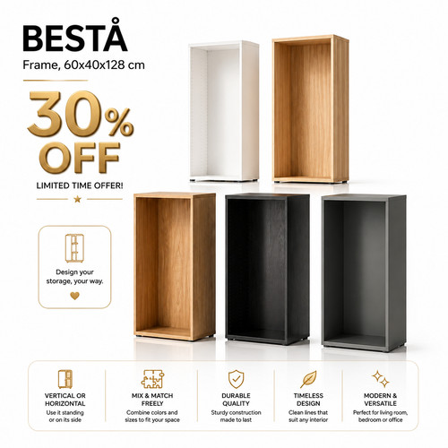 Ikea bestå storage - storage, frame