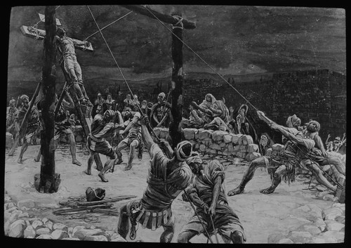 Raising the cross c1890 magic - c1890,