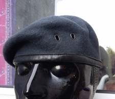 British Issue Royal Air Force Grey Wool Beret RAF WRAF 58 cm L Reenactment VTG