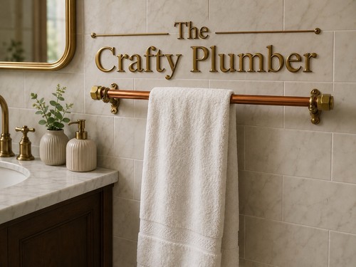 Handmade copper brass towel - copper,