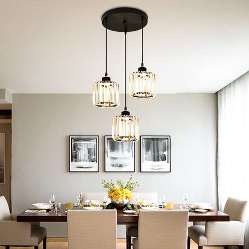 Way hanging glass pendant - 3-way,