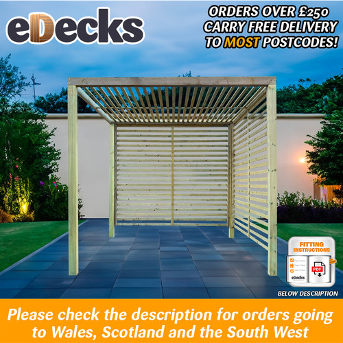 Pse slatted retreat privacy - pse,