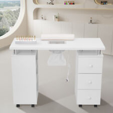 Beauty Professional Manicure Table Nail Salon Station Desk with Dust Collectors