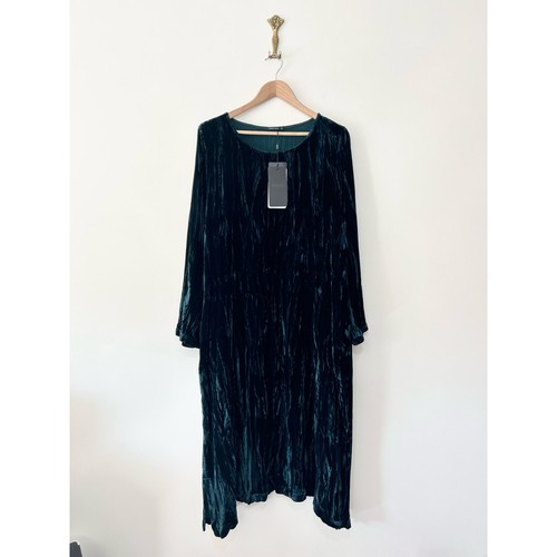 Grizas silk blend velvet - silk, midi
