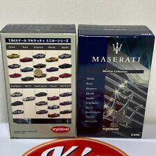 Kyosho 1/64 Maserati Minicar Collection Diecast Ghibli Bora Khamsin Merak Spyder