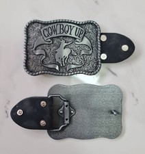 Cow Boy Up-Western Solid Belt