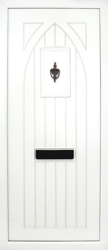 Pvc upvc white full door - full, panel