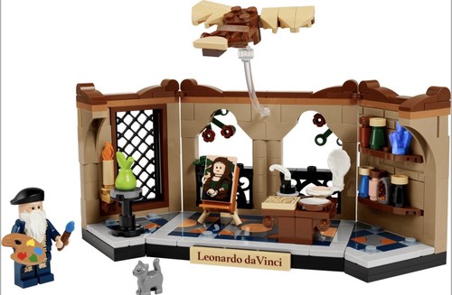 Lego tribute leonardo - leonardo, da