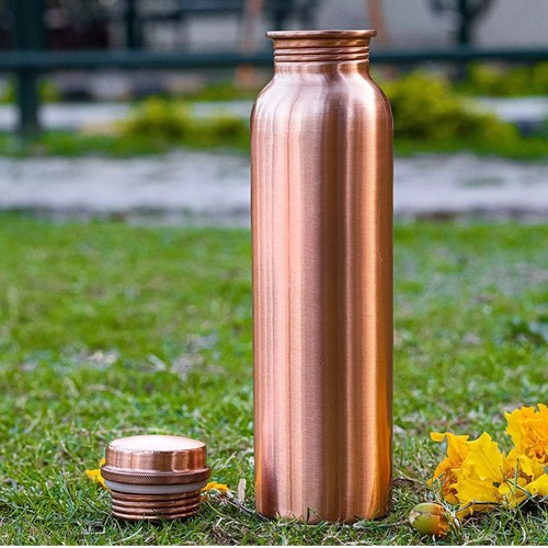 Pure copper water bottle - water,