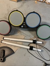 Rock Band Wired Drum Kit for Xbox 360* Please Read Description * W48-cd07