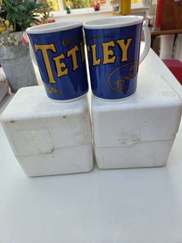 Pair tetley tea - tetley, mugs