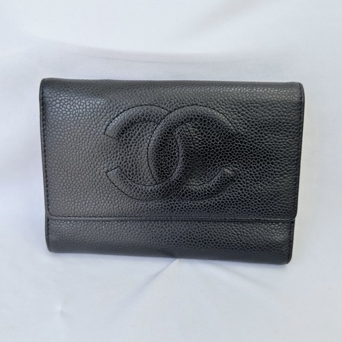 Chanel logo caviar skin - chanel,