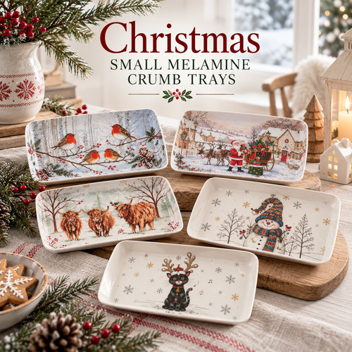 Christmas small crumb tray - crumb, tray–