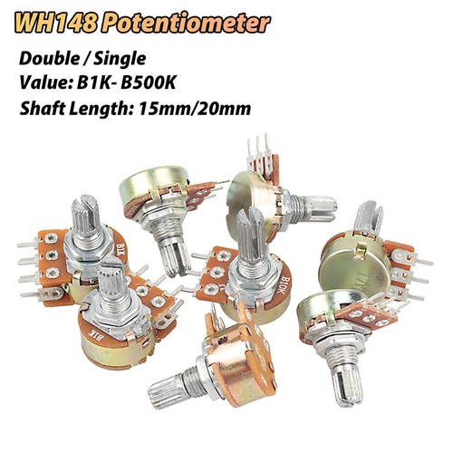 Linear rotary potentiometers - rotary,