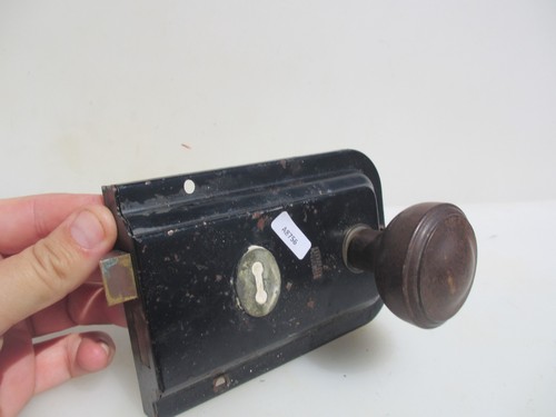 Vintage iron door latch - iron,