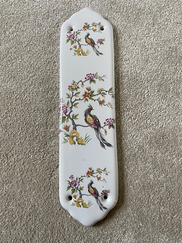 Vintage finger plate door push - vintage,