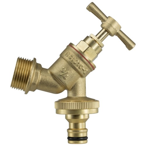Outdoor garden brass bib - outdoor, 3/4"
