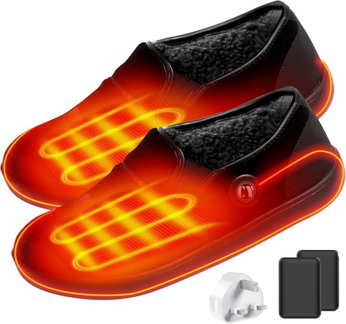 Heated slippers home shoes - heated,
