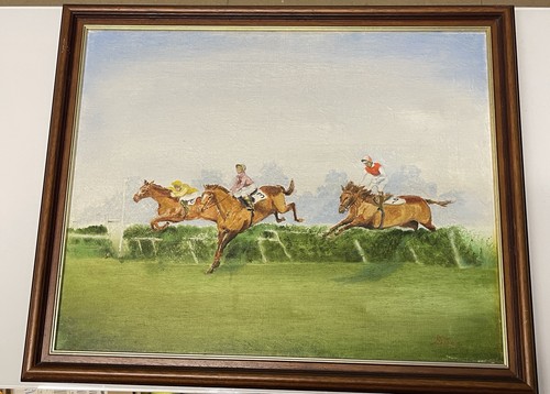 Vintage horse racing - horse,