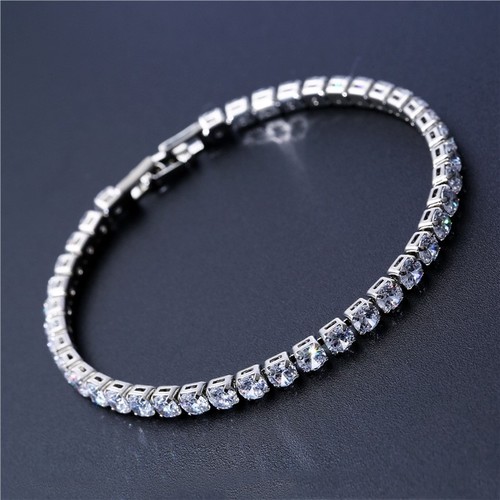4mm cubic zirconia tennis - 4mm,