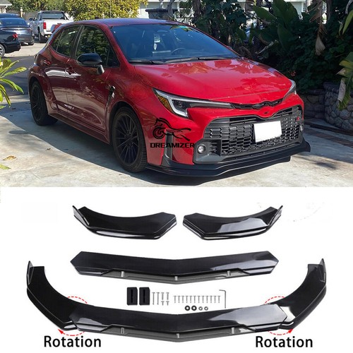 Gloss front bumper splitter - bumper,