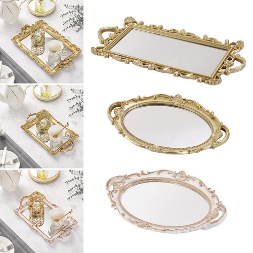 Large vintage mirror - mirror, tray