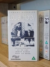 Laurel And Hardy 40 VHS Tapes Collection