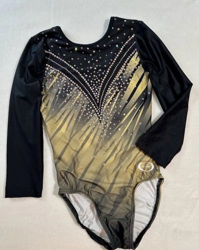 Ozone gymnastics leotard black - gymnastics,