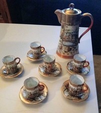 13 Pcs Japanese Antique Kutani