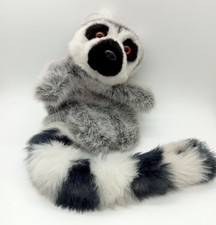 Ring Tailed Lemur Hand Puppet Leosco Collection Dowman Soft Toy Plush Comforter